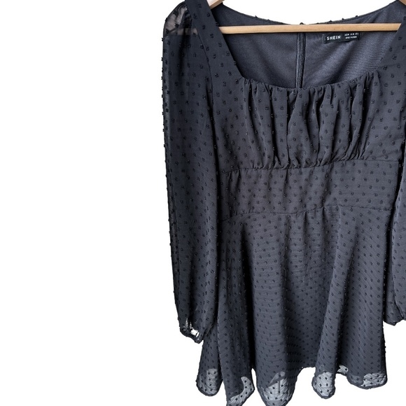 SHEIN A-line puff sleeve XS dress - Picture 3 of 5